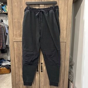 Cotopaxi Large Abrazo Fleece Jogger Pants Black Lounge